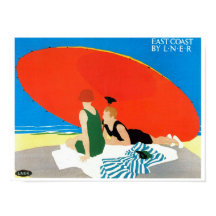 Côte Est par LNER ~ Parapluie de plage