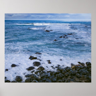 Poster Côte Nord, Maui, Hawaii, États-Unis