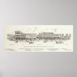 Poster Côté Ouest avant Sacramento et argile