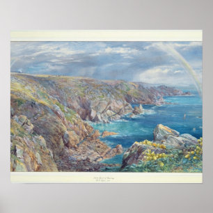 Poster Côte Sud de Guernesey de la Cribiere, 1862 (w