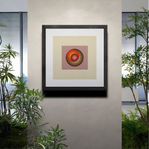 Poster Cotes harmonieuses : Dégradé minimaliste