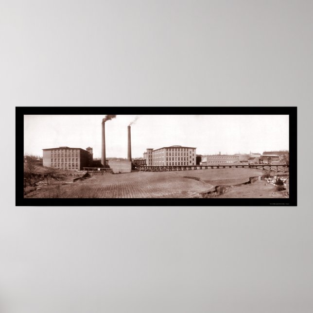 Poster Coton Spartanburg, SC Photo 1909 (Devant)