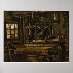 Poster Cottage de Weaver - Van Gogh - c1884
