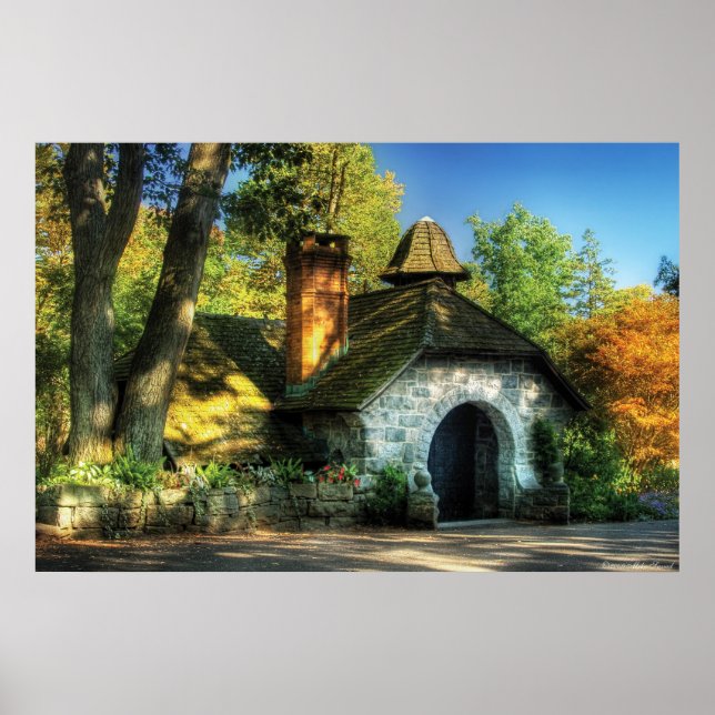Poster Cottage - La petite maisonnette (Devant)