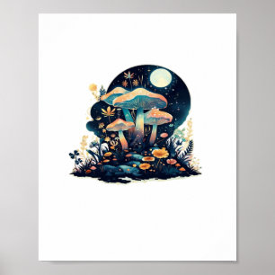 Poster Cottagecore et Foire des champignons Goblincore es