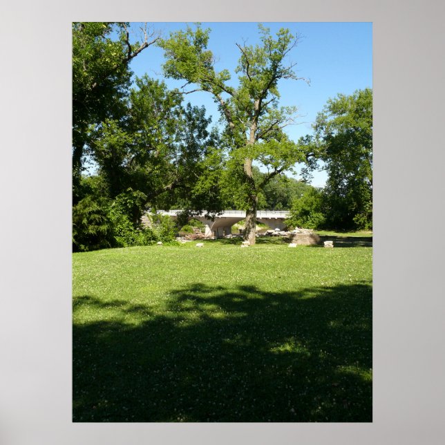 Poster Cottonwood Falls Kansas (Devant)