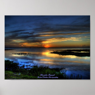 Poster Couché de soleil de Floride