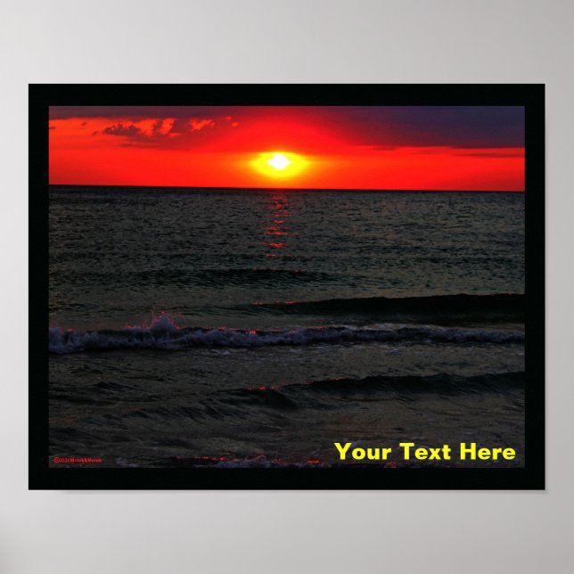 Poster Couché de soleil de Floride (Devant)