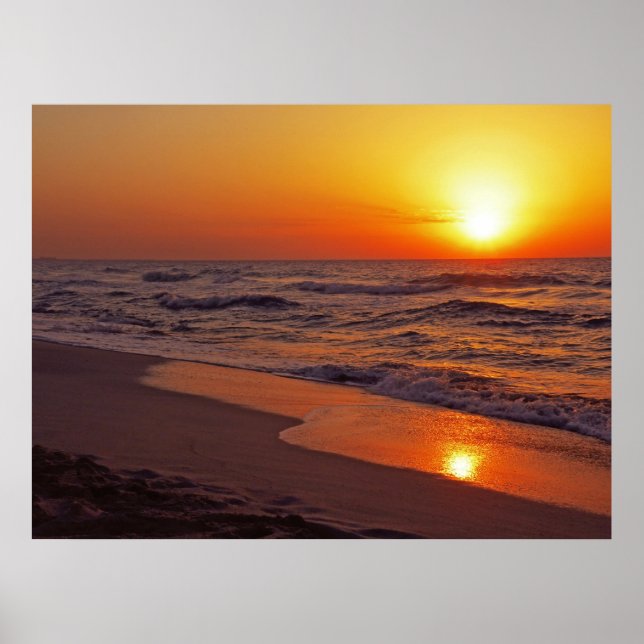 Poster Coucher de soleil (Devant)