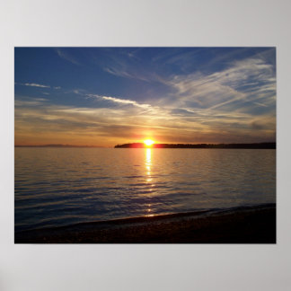 Poster coucher de soleil