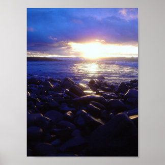 Poster coucher de soleil