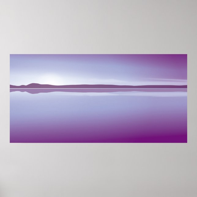 Poster coucher de soleil (Devant)