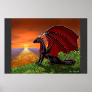 Poster Coucher de soleil