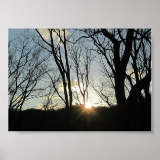 Poster coucher de soleil