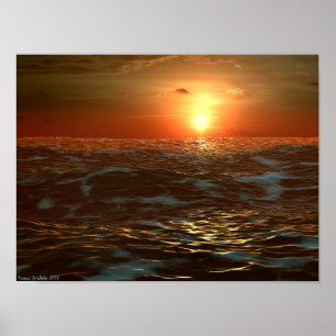 Poster Coucher de soleil