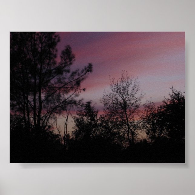 Poster Coucher de soleil (Devant)