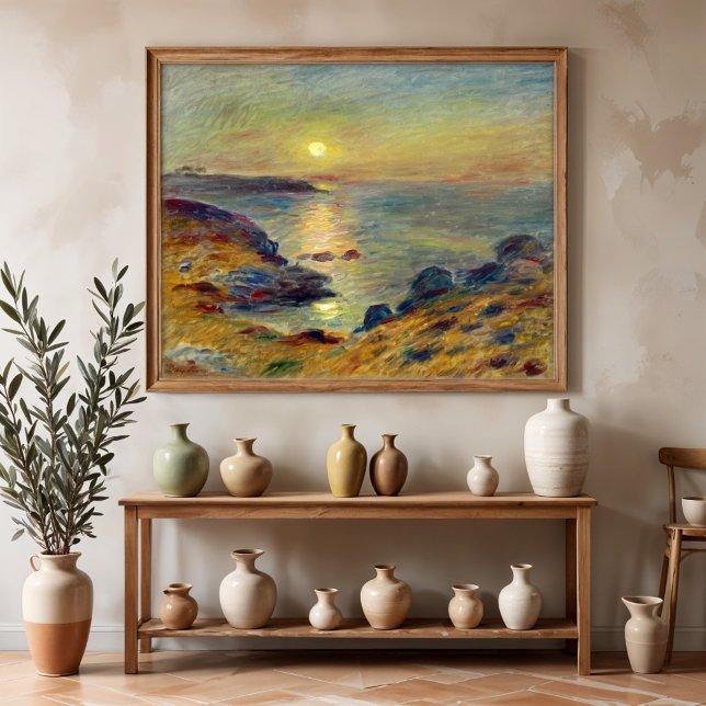 Poster Coucher de soleil à Douarnenez (Créateur téléchargé)