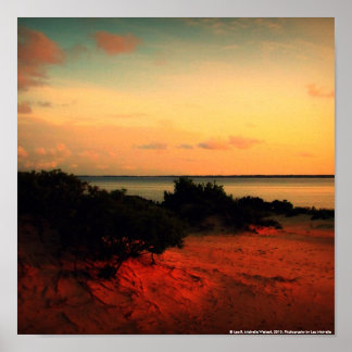 Poster Coucher de soleil à la crête de Jockey