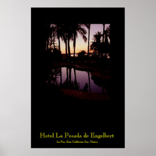 Poster Coucher de soleil à l'Hôtel La Posada de Engelbert