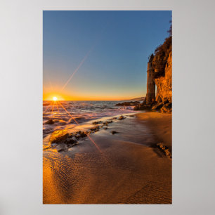 Poster Coucher de soleil à Victoria Beach 2