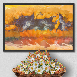 Poster Coucher de soleil Abstrait 0612 Imprimer