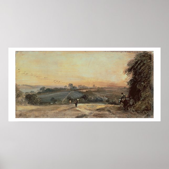 Poster Coucher de soleil automatique (Devant)