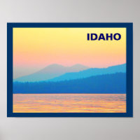 Coucher de soleil cyan et Saumon