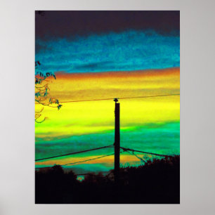 Poster Coucher de soleil d'Apocalypse