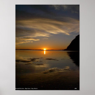 Poster Coucher de soleil de Baja