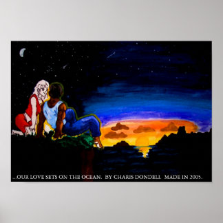 POSTER COUCHER DE SOLEIL DE CHARIS