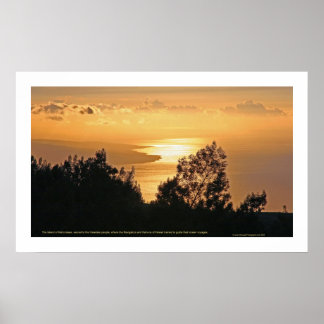 Poster Coucher de soleil de Kaho'olawe