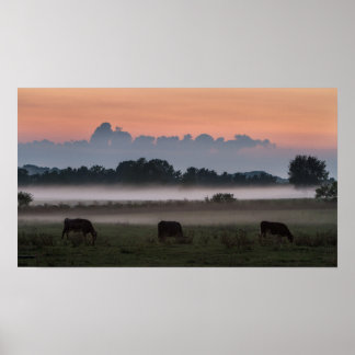 Poster Coucher de soleil de Moo-chigan