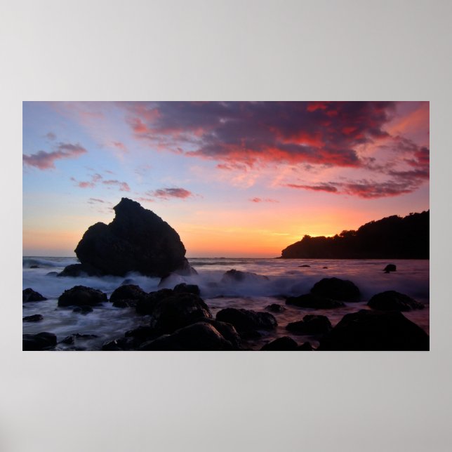 Poster Coucher de soleil de Muir Beach (Devant)
