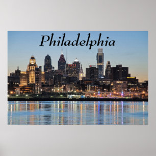 Poster coucher de soleil de Philly