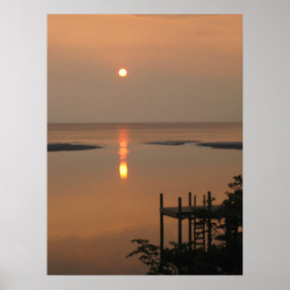 Poster Coucher de soleil de Virginie