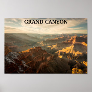 POSTER COUCHER DE SOLEIL DU GRAND CANYON