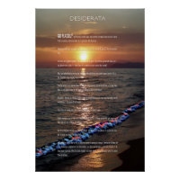 coucher de soleil du Pacifique DESIDERATA