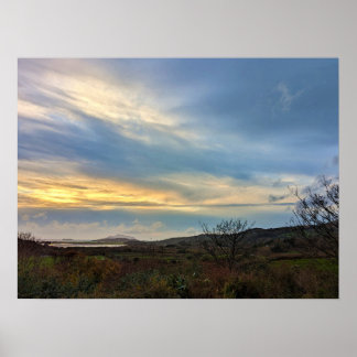 Poster Coucher de soleil en Irlande 17