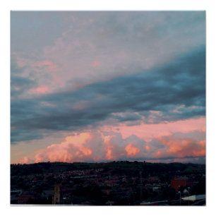 Poster Coucher de soleil majestueux au Pays de Galles