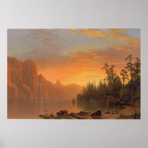 Poster Coucher de soleil (Paysage de Californie)