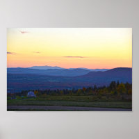 Coucher de soleil Sentinel Rock Vermont