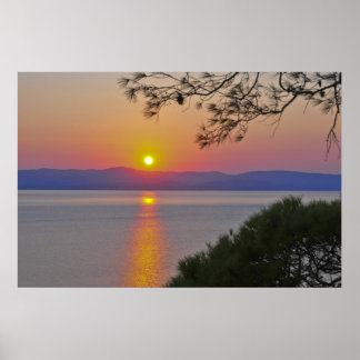 Poster Coucher de soleil sur Kehria 2