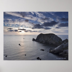 Poster Coucher De Soleil Sur La Côte Irlandaise