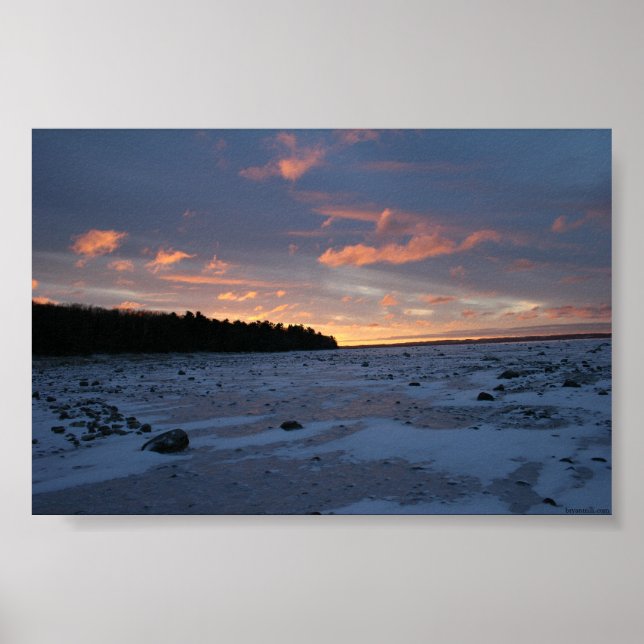 Poster Coucher de soleil - Traverse City, Michigan (Devant)