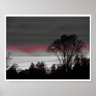 Poster Coucher de soleil unique