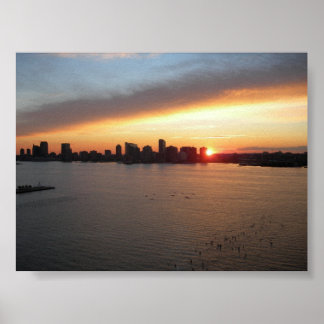 Poster Coucher du soleil