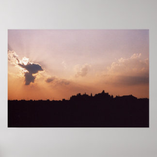 Poster Coucher du soleil