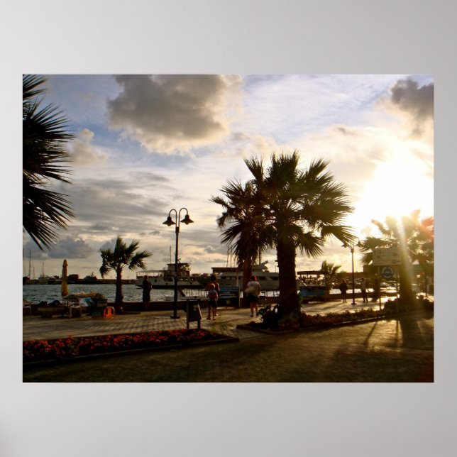 Poster Coucher du soleil (Devant)