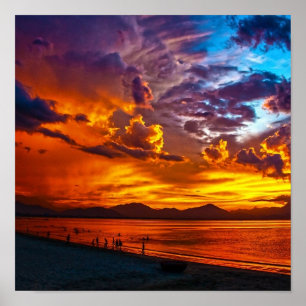 Poster Coucher du soleil