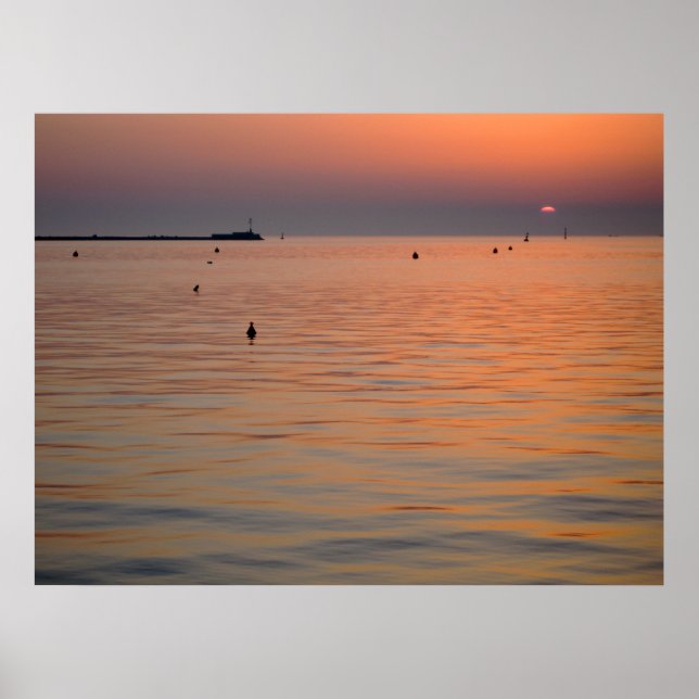 Poster Coucher du soleil (Devant)